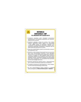 ZNAK - IAA23 Instrukcja eksploatacji i BHP dla urządzenia odpylającego UO-51 24,5 x 35 cm HN - Płyta TD-flex 0,4mm