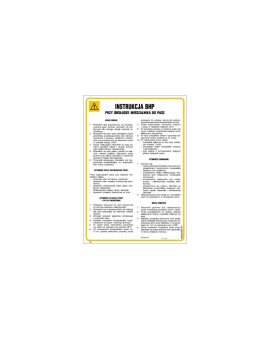 ZNAK - IAI02 Instrukcja BHP przy obsłudze mieszalnika do pasz 24,5 x 35 cm HN - Płyta TD-flex 0,4mm