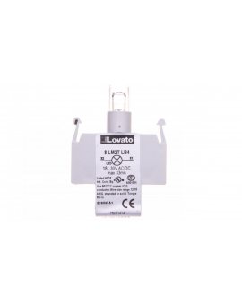 Oprawka z LED czerwona 18-30V AC/DC 8LM2TLB4