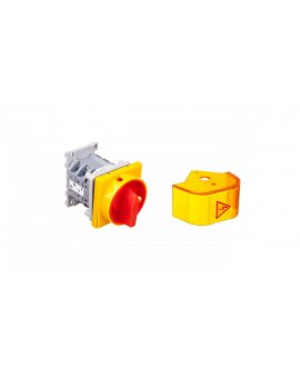 Łącznik krzywkowy rozłącznik 0-1 3P 25A żółto/czerwony ŁK25RGS08