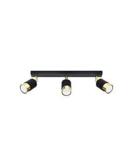 Lampa sufitowa NERO 3 czarny/złoty GU10 3x40W IP20 SL.1071 SOLLUX