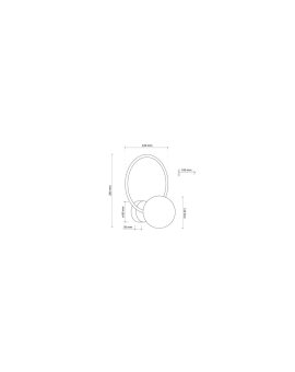 Kinkiet TONI biały G9 1x8W IP20 SL.1188 SOLLUX