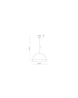 Lampa wisząca FOST czarny E27 1x15W IP20 SL.1252 SOLLUX