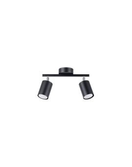 Lampa sufitowa LEMMI 2 czarny GU10 2x40 IP20 SL.1127 SOLLUX