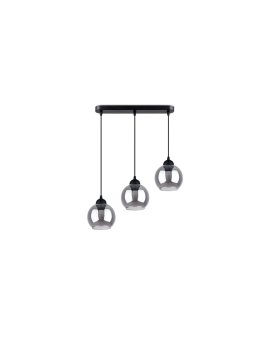 Lampa wisząca ALINO 3 czarna E27 3x60 IP20 SL.1142 SOLLUX