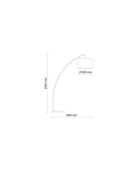 Plafon PINNE 117 czarny 4000K LED 1x31W IP20 TH.081 SOLLUX