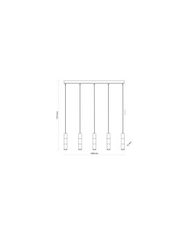 Plafon ARTEMIS 3 czarny E14 3x40 IP20 SL.1107 SOLLUX