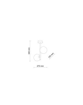 Kinkiet PINNE 90 biały 4000K LED 1x25W IP20 TH.056 SOLLUX