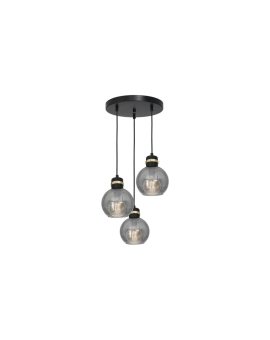 Lampa wisząca MANDELINO naturalne drewno E27 1x60W IP20 SL.0392 SOLLUX