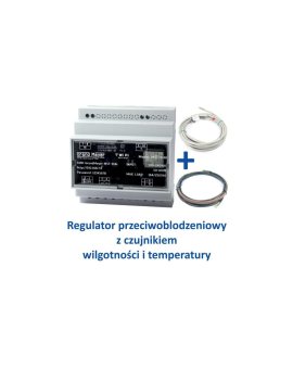 Zestaw Regulator temperatury przeciwoblodzeniowy GRAND MEYER MST-91Ai z Wi-Fi z czujnikiem temperatury TS-1 i czujnikiem wilgotn