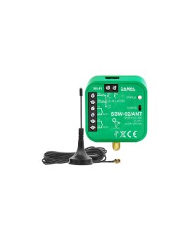 Sterownik radiowy odbiornik bramowy WI-FI 12-24V SBW-02/ANT SUPLA ZAMEL