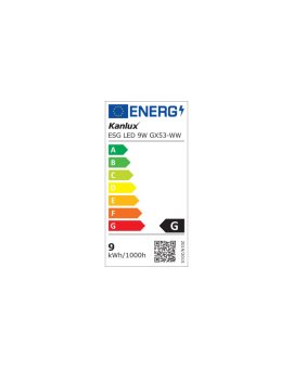 Żarówka Led ESG LED 9W GX53-WW 720lm 3000K barwa ciepła 22422