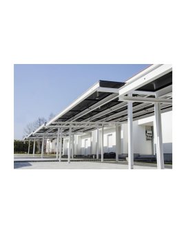 Carport ML Frame jednostanowiskowy o mocy 4,45 kWp