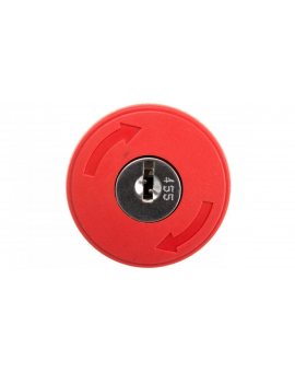Napęd przycisku bezpieczeństwa czerwony do blokowania kluczykiem 455 bez podświetlenia LPCB6844