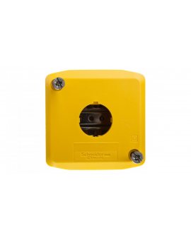 Obudowa kasety 1-otworowa 22mm żółta IP65 XALK01