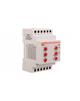 Przekaźnik kontroli prądu 1-fazowy 0,02-16A 24-240V AC/DC 0,1-30s PMA40240