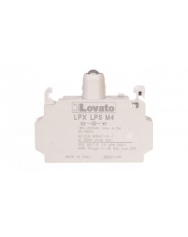 Oprawka z LED czerwona 185-265V AC LPXLPSM4