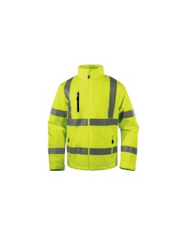 Kurtka ostrzegawcza wodoodporno-oddychająca z poliestru Stretch, KL. 3, kolor Żółty Fluo, rozmiar: 4XL, AREHVJA4X