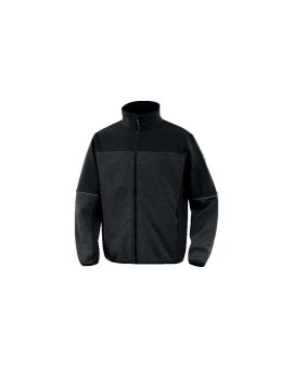 Bluza z siatki poliestrowej I tkaniny Softshell, kolor Szaro-Czarny, rozmiar: 3XL, BEAV2GR3X