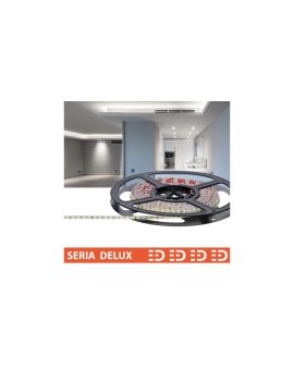 Taśma Delux 24V Slim 4mm LB 160led 6500K 470lm SMD2835 (10) PL7Y