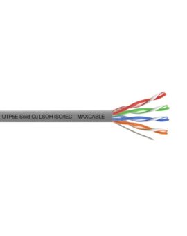 Przewód UTP5E drut Cu LSOH ISO/IEC 305m MAXCABLE