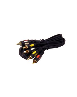 Kabel 3*RCA łezka 1,5m