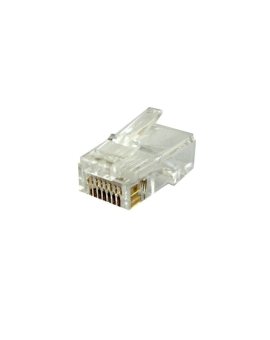 Wtyk modularny 8P8C RJ45 okrągły drut op/100