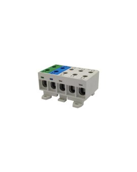 Złączka szynowa uniwersalna ETB 50/1x5 (L1,L2,L3,N,PE) Al/Cu elektryczna śrubowa 10 otworów do kabli Elektro Becov