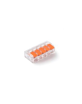 Szybkozłączka 0,2-4,0mm2, 5 styków, przezroczysta, E.4193T /50szt./