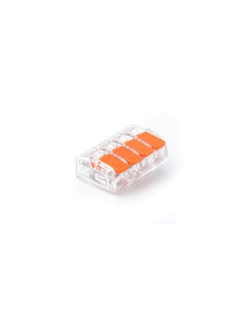 Szybkozłączka 0,2-4,0mm2, 4 styki, przezroczysta, E.4192T /100szt./