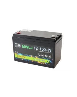 MWLJ 12-150-IN: akumulator LiFePO4 12.8V/150Ah IN / LiFePO4 battery 12.8V/150Ah IN - (406x174x207mm)