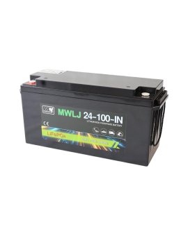 MWLJ 24-100-IN: akumulator LiFePO4 25.6V/100Ah IN / LiFePO4 battery 25.6V/100Ah IN - (483x170x240)