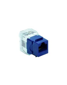 Gniazdo RJ45 kat.5e UTP Keystone niebieski DCN/FA-682MK-8-C5E