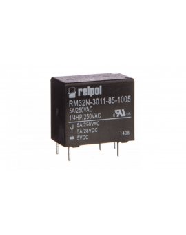 Przekaźniki miniaturowy 1P 5A 5V DC PCB RM32N-3011-85-1005 2615026