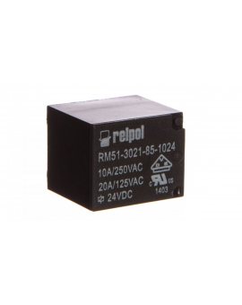 Przekaźnik miniaturowy 1Z 10A 24V DC PCB RM51-3021-85-1024 2614710