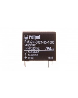 Przekaźniki miniaturowy 1Z 5A 5V DC PCB RM32N-3021-85-1005 2615019