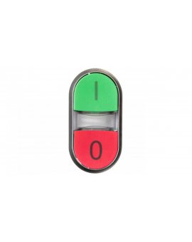 Napęd przycisku podwójnego 22mm zielony /I/ i czerwony /O/ plastikowy IP69k Sirius ACT 3SU1030-3AB42-0AK0