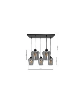 Lampa wisząca VMOLLY TRANSPARENT 1 10300 TK Lighting