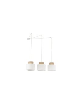 Lampa wisząca DUO WHITE JUTA 3 2345 TK Lighting