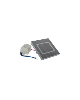 Plafon Parma 2 2xGU10 + 1xLED CCT kwadrat czarny LP-0612/2C Square BK Light Prestige