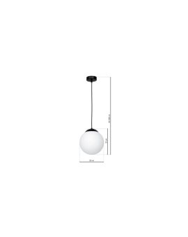 Lampa wisząca DUO JUTA GREEN 1 3256 TK Lighting