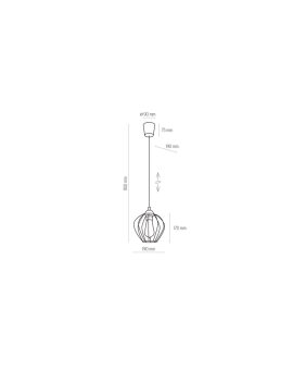 Kinkiet Isla średni CCT 1xLED chrom IP44 GS-LWB-12W CH CCT Light Prestige