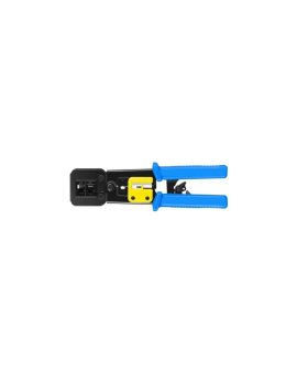 Zaciskarka przelotowych wtyków modularnych RJ45 (8p8c) i telefonicznych RJ12 (6p6c) RJ11 (6p4c) KraftiDele