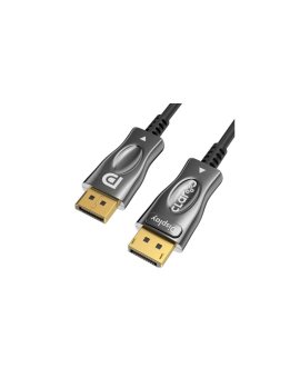 CLAROC Kabel optyczny DisplayPort 1.4 8K Ultra High Speed UHD AOC 8K@60 4K@120 płaski 15m