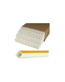 Listwa elektroinstalacyjna kanał kablowy BKK 16x16mm korytko z pokrywą i taśmą montażową 2-stronną KARTON=250m (125szt) NEKU
