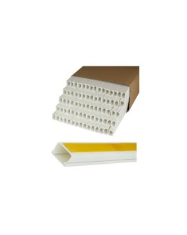 Listwa elektroinstalacyjna kanał kablowy BKK 25x16mm korytko z pokrywą i taśmą montażową 2-stronną KARTON=154m (77szt) NEKU