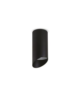 Oprawa natynkowa / tuba Maclean, punktowa, okrągła, aluminiowa, GU10, 55x130mm, kolor czarny, MCE360 B