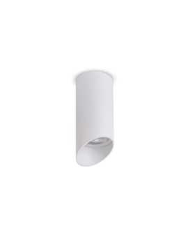 Oprawa natynkowa / tuba Maclean, punktowa, okrągła, aluminiowa, GU10, 55x130mm, kolor biały, MCE360 W