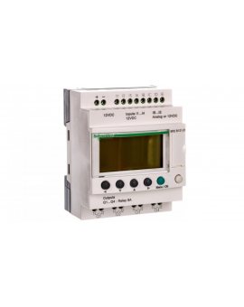 Kompaktowy przekaźnik programowaln ZELIO LOGIC 8WE_D/4WY_T 12VDC RTC/LCD
