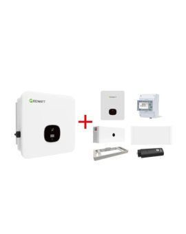 GROWATT Falownik hybrydowy MOD-4000TL3-XH(BP) 3-faz +Bateria APX 5kWh+podstawa+kontroler APX 98034+Smart Meter 3-faz+WiFi-X+Back